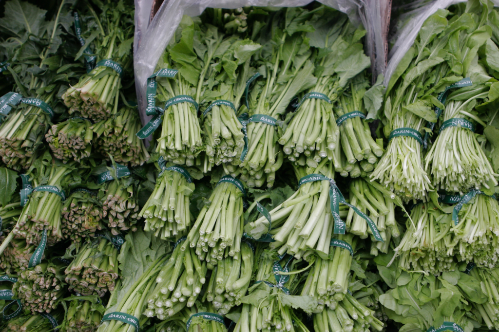 Healthy vegetables found at Marin's Farmers' Markets and Farmstands
