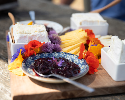 Cheese from Toluma Farms.