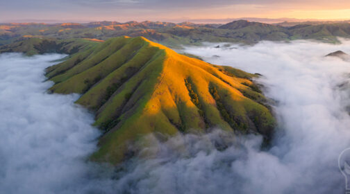 Aerial view of Black Mountain Ranch, Marin County