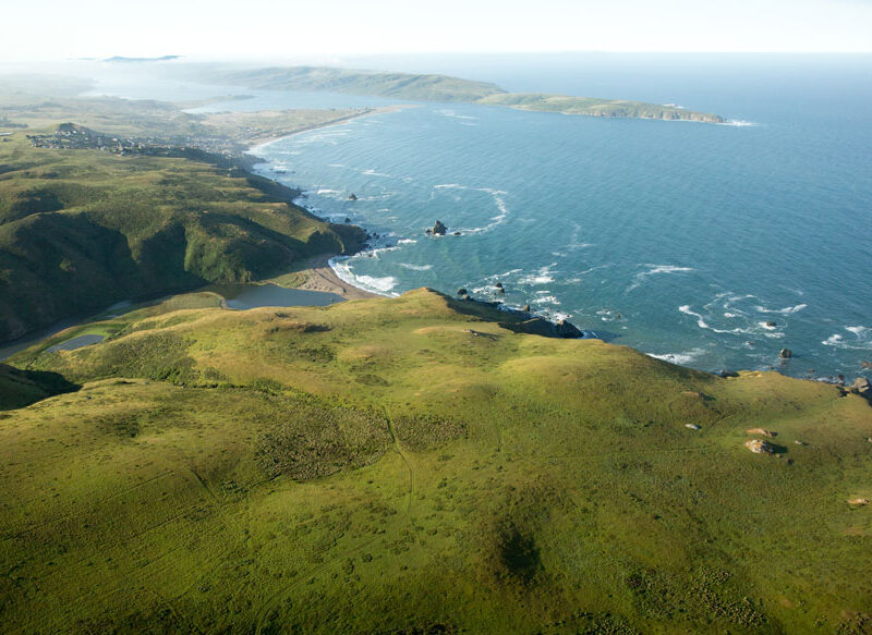 Aerial view of the Point Reyes National Seashore - photo by Paige Green